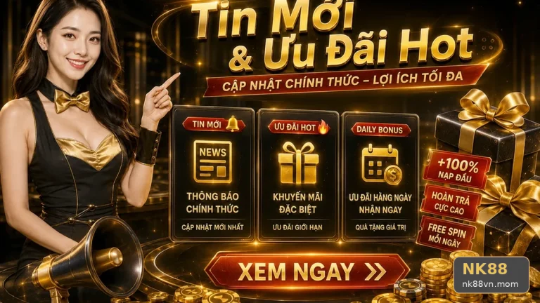 Thấy banner ưu đãi là nhấn nhận ngay: Hiểu lầm khuyến mãi tại NK88