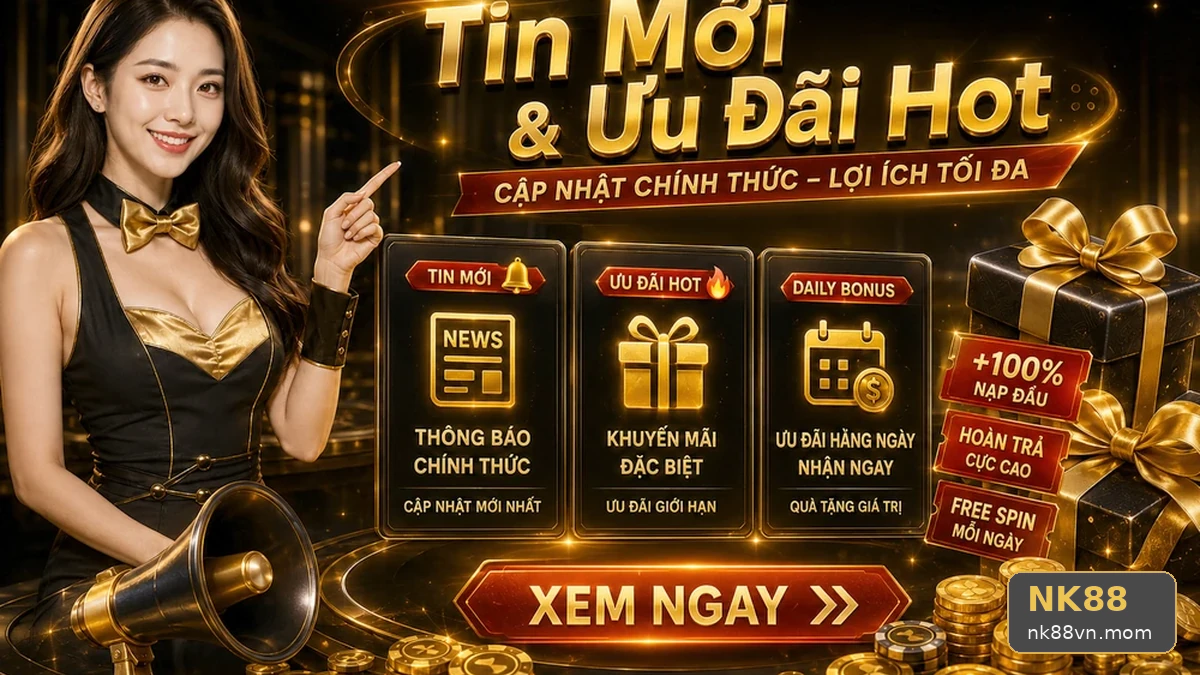 Thấy banner ưu đãi là nhấn nhận ngay: Hiểu lầm khuyến mãi tại NK88